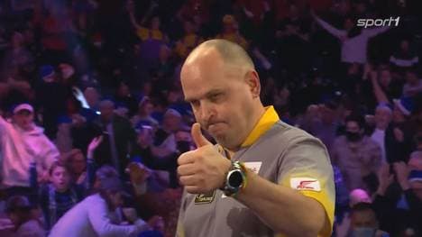 Darius Labanauskas schied trotz Neun-Darter aus