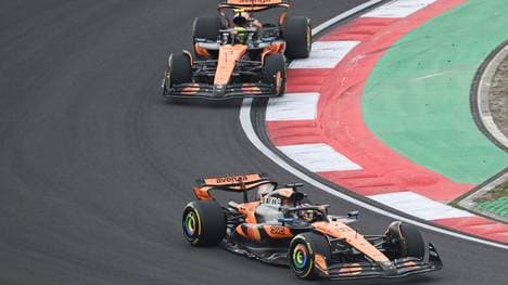 Papaya vorne: Oscar Piastri vor Lando Norris