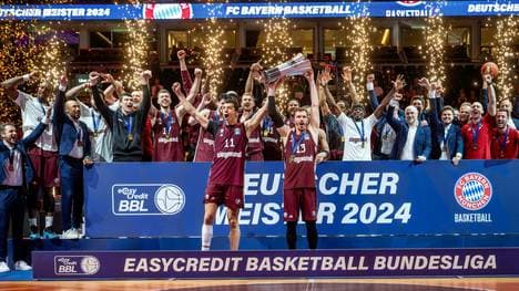 Die Bayern sind BBL-Titelverteidiger