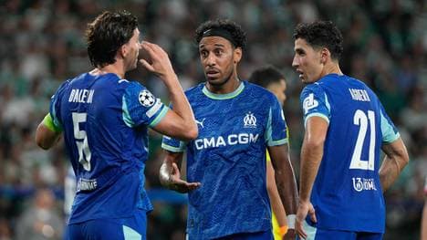 Ex-BVB-Star Pierre-Emerick Aubameyang war nach Marseilles Niederlage deutlich angefressen