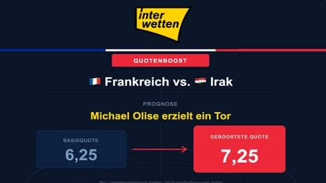 Quote 7,25 auf Olise-Tor! Interwetten Boost für Frankreich vs. Irak bei der WM 2026
