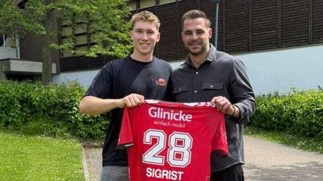 Ab 2026 im Melsunger Trikot: Luca Sigrist (l.)