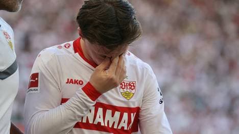 Angelo Stiller ging am Sonntag unter Tränen vom Platz