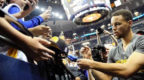 Stephen Curry ist bei den Fans sehr beliebt