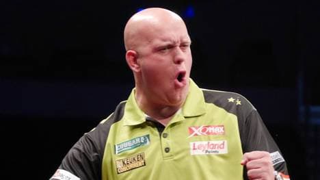Michael van Gerwen ist beim Melbourne Darts Masters knapp ins Halbfinale gekommen
