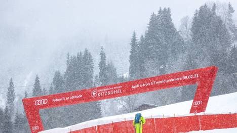 Die zweite Abfahrt in Kitzbühel musste wegen Nebels unterbrochen werden