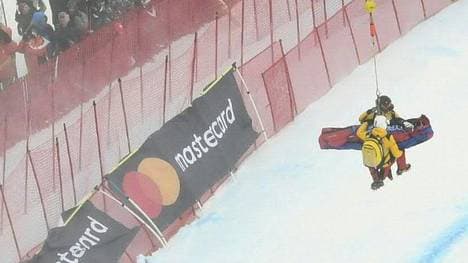 Alex Köll stürzt auf der Streif schwer