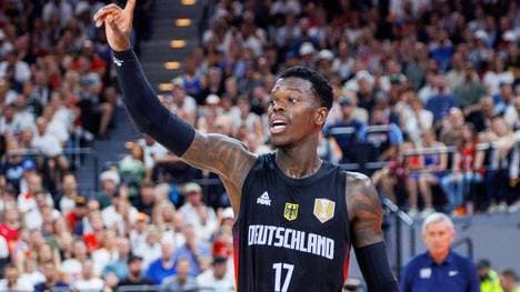 Dennis Schröder und die deutsche Basketball-Nationalmannschaft fahren einen knappen Sieg ein