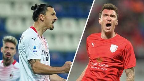 Zlatan Ibrahimovic und Mario Mandzukic werden schon bald im selben Team stehen