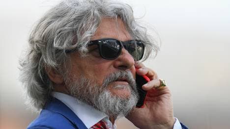 Serie  A: Ermittlungen gegen Sampdoria-Präsident Massimo Ferrero, Massimo Ferrero ist Präsident beim italienischen Erstligisten Sampdoria 