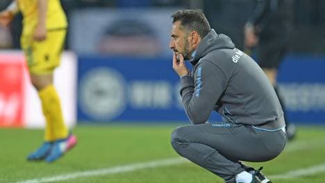 Das Team von 1860-Coach Vitor Pereira muss gegen den KSC dringen punkten um aus der Krise zu kommen