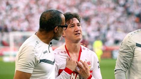 Angelo Stiller muss um die Teilnahme am Pokalfinale bangen