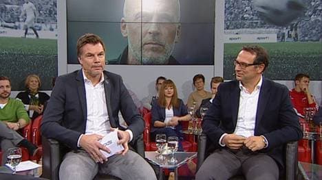 Martin Bader (r.) war zu Gast im Volkswagen Doppelpass