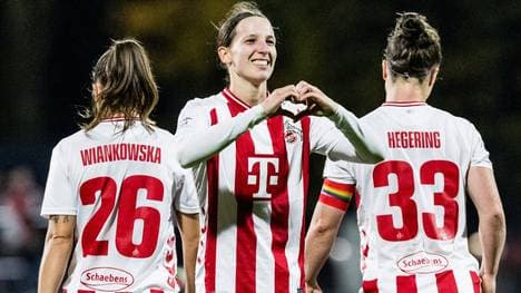 Sara Agrez jubelt über das 3:0