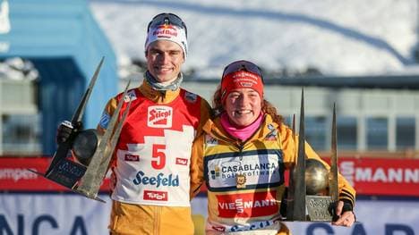 Erfolgsduo: Vinzenz Geiger und Nathalie Armbruster