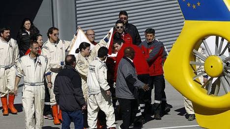 Fernando Alonso musste mit dem Helikopter abtransportiert werden