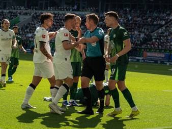 Wilde Szenen im Abstiegsduell