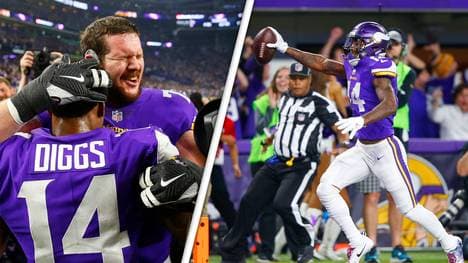 Stefon Diggs war der umjubelte Held bei den Minnesota Vikings