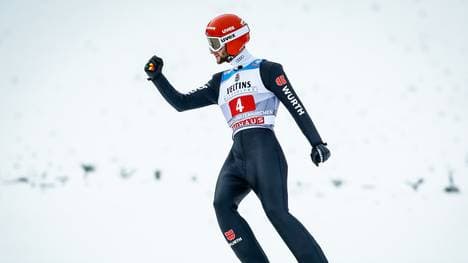 Markus Eisenbichler wurde bei der Vierschanzentournee bislang zweimal Zweiter