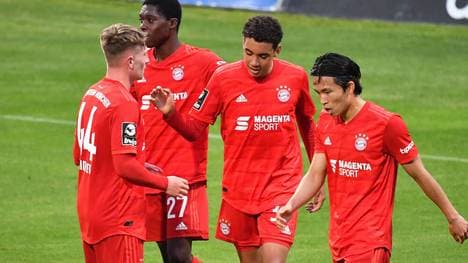 Jamal Musiala erzielte in seinem ersten U17-Spiel für die Bayern schon nach 16 Minuten sein erstes Tor