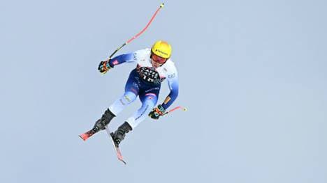 Casse bei der Abfahrt in Crans-Montana am 22. Februar