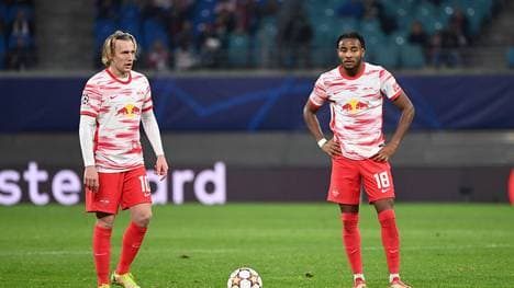 Emil Forsberg (l.) und Christopher Nkunku (r.) stehen in der Startelf