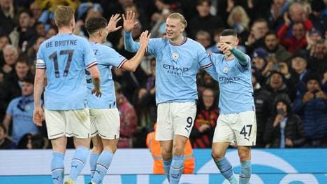 Erling Haaland schlug gegen Burnley dreimal zu