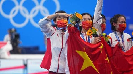 In Tokio waren chinesische Schwimmerinnen und Schwimmer sehr erfolgreich