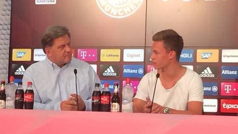 Joshua Kimmich auf der PK