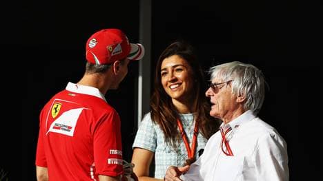 Bernie Ecclestone (r.) war über vier Jahrzehnte der starke Mann der Formel 