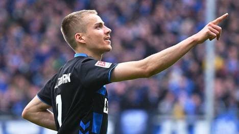 Paderborns Filip Bilbija glänzte am vergangenen Wochenende mit einem Viererpack. Wird er auch in Hannover zum Matchwinner?