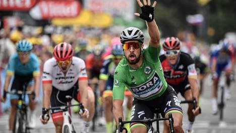 Peter Sagan gewann bei der Tour de France erneut das Grüne Trikot