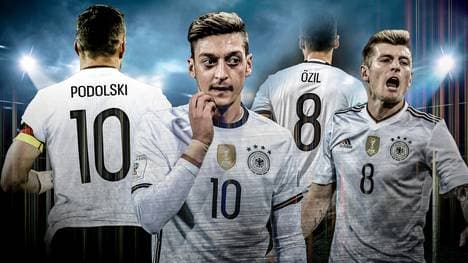 Lukas Podolski Mesut Özil Toni Kroos