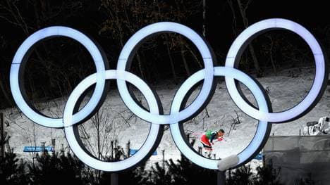 Das Nationale Olymische Komitee Russlands war während der WInterspiele suspendiert 