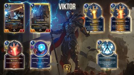 Victor wird der insgesamt sechste Champion für Piltover & Zhaun in Legends of Runeterra sein