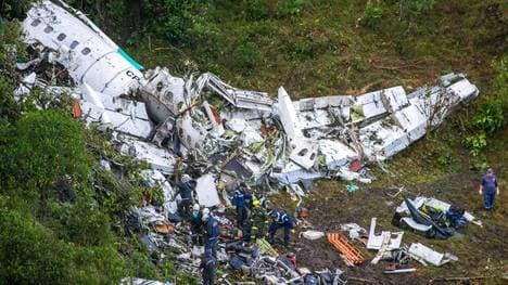 Als das Flugzeug in Kolumbien abstürzte