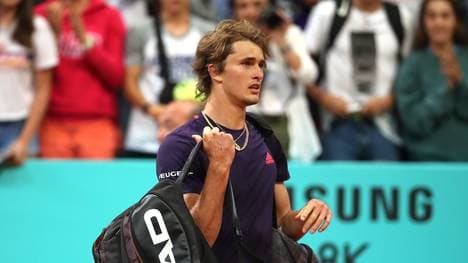 Alexander Zverev hat beim ATP-Turnier in Madrid den Einzug ins Halbfinale verpasst
