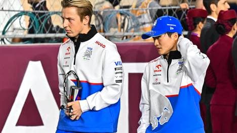 Liam Lawson (l.) wird offenbar Teamkollege von Max Verstappen bei Red Bull