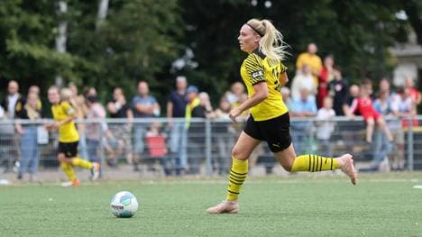 Ana Louisa Zabell erzielte den Führungstreffer beim 10:0-Sieg des BVB gegen TuRa Asseln
