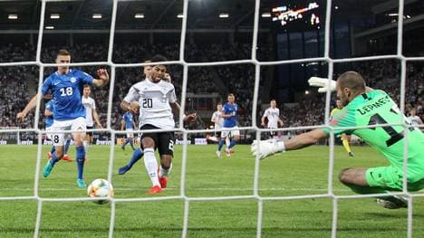 Serge Gnabry traf doppelt gegen Estland