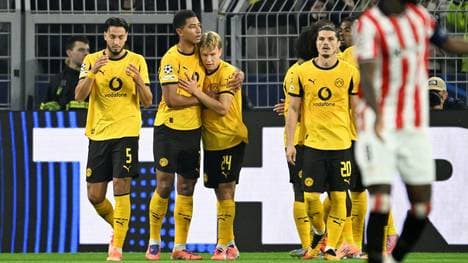 Jubel beim BVB über den ersten Sieg in der Königsklasse