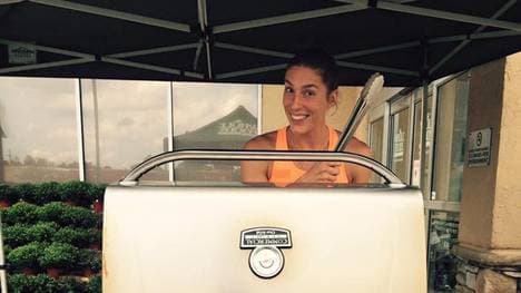 Andrea Petkovic muss an den Grill 