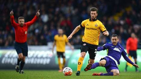 Erzgebirge Aue v Dynamo Dresden - 3. Liga