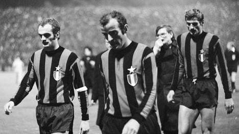 Mario Corso (M.) war auch bei der legendären 1:7-Pleite von Inter bei Borussia Mönchengladbach dabei