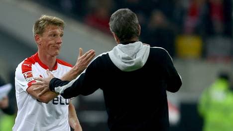 Axel Bellinghausen (l.) machte über 200 Pflichtspiele für Fortuna Düsseldorf