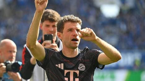 Thomas Müller nach seinem letzten Bundesligaspiel