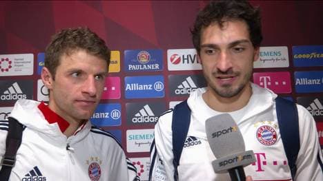 Thomas Müller (l.) und Mats Hummels äußerten sich am SPORT1-Mikrofon