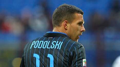 Lukas Podolski wechselte vom FC Arsenal zu Inter Mailand