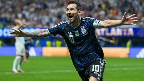 Argentiniens Starspieler Lionel Messi