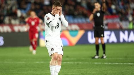 Romano Schmid und das ÖFB-Team verloren 0:2 gegen Serbien